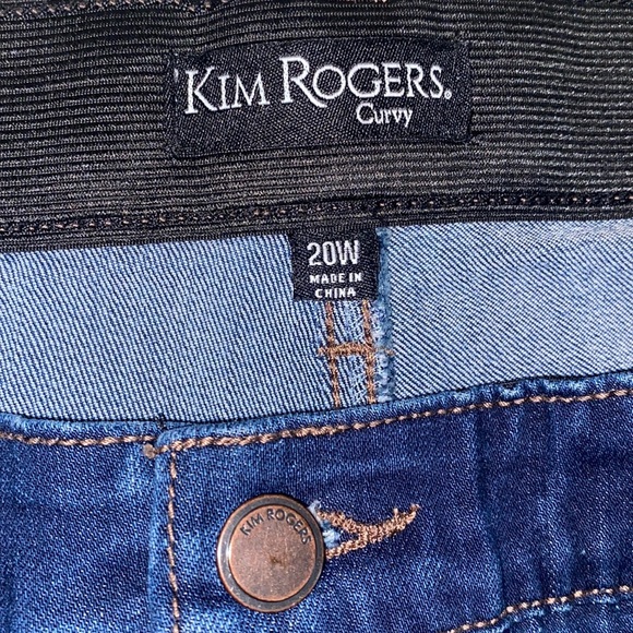 Kim Rogers Jean capris Size 20W - Picture 3 of 4